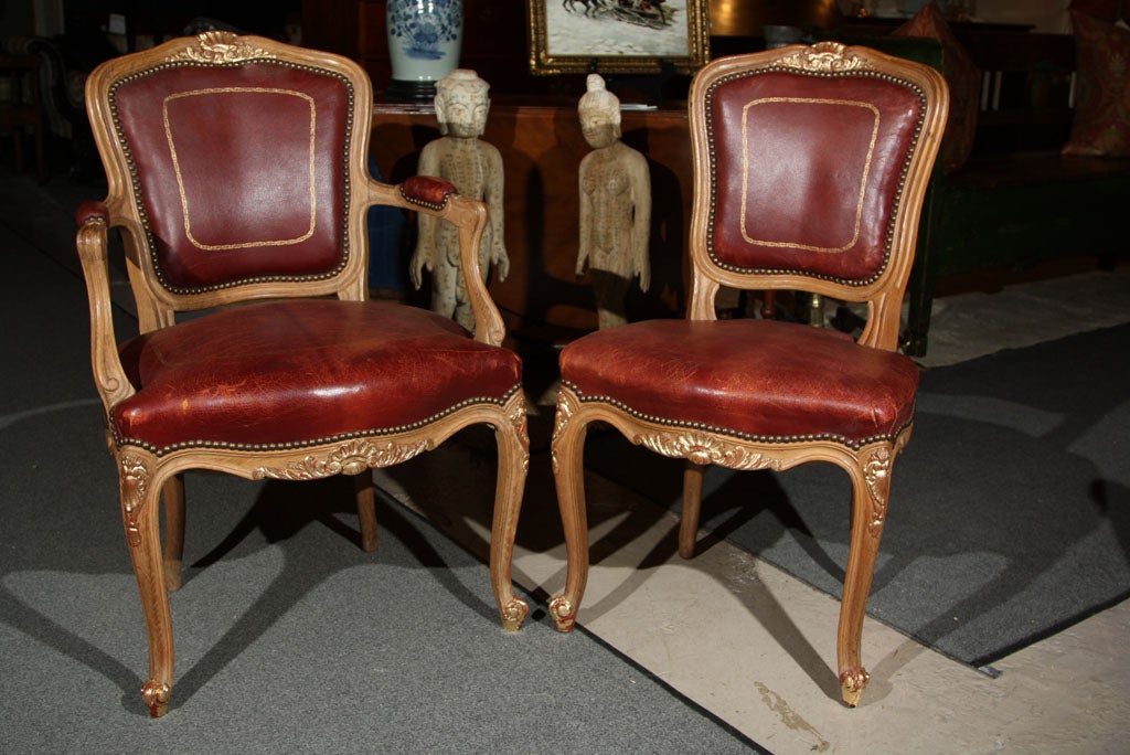 Set of 8 Maison Jansen Dining Chairs