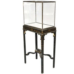 Rare Stamped Jansen Chinoisserie Display Case Rare Stamped Jansen Chinoisserie Display Case