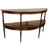 Rosewood Demilune Console Table