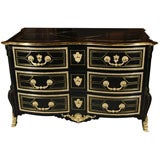 Ebonized 
Gilt-Bronze Commode by Maison Jansen