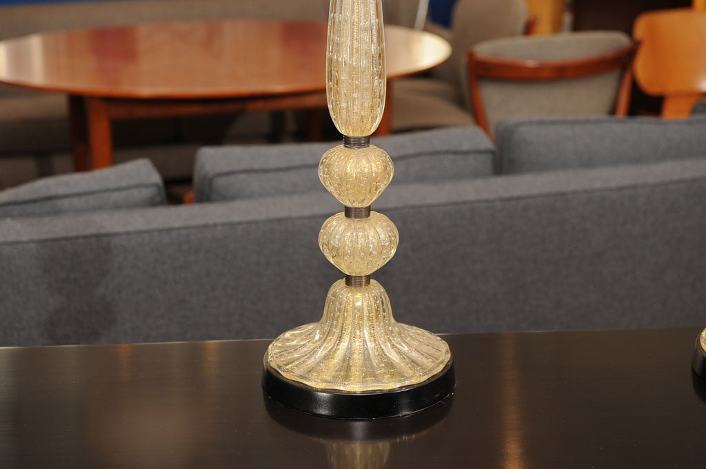Barovier & Toso Lamps In Good Condition For Sale In San Francisco, CA