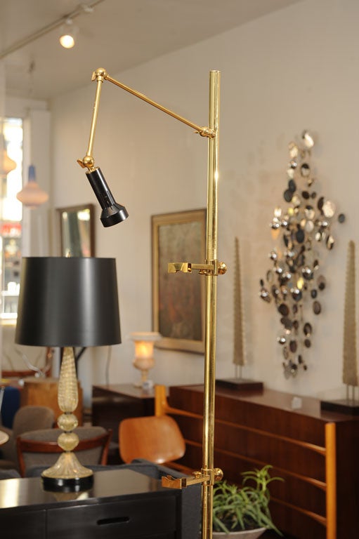 Brass Arredoluce Easel Lamp