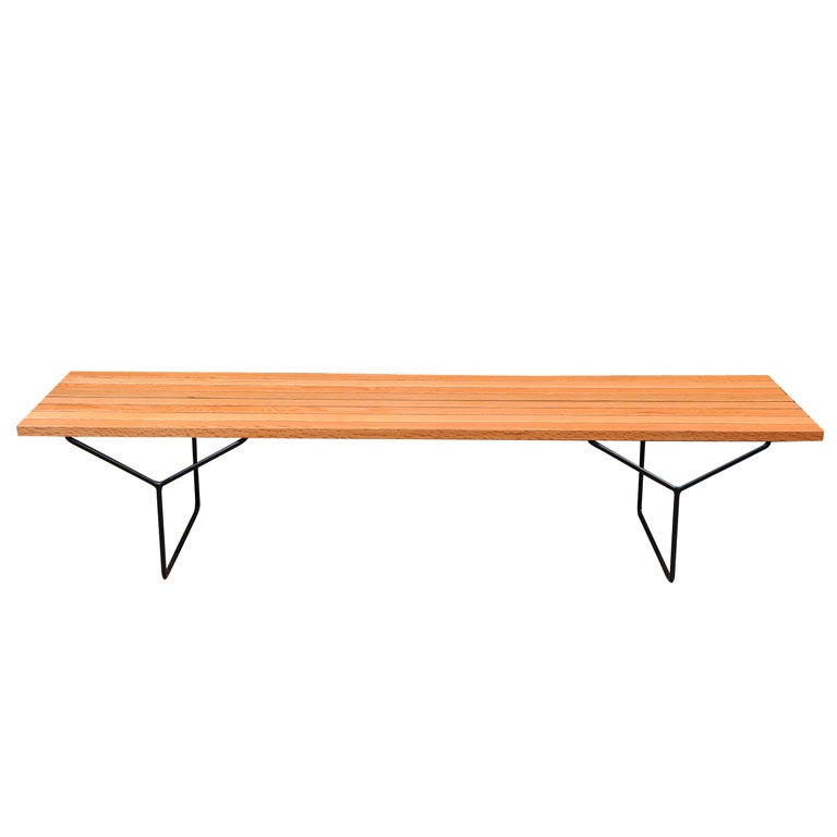 Knoll Bertoia Bench At 1stdibs