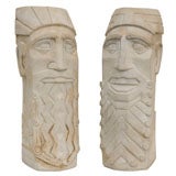 ART DECO STONE MASCARONS