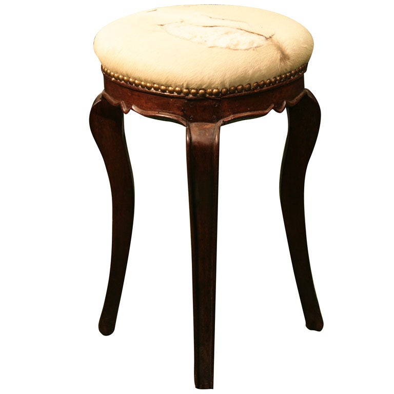 Italian Walnut Taboret