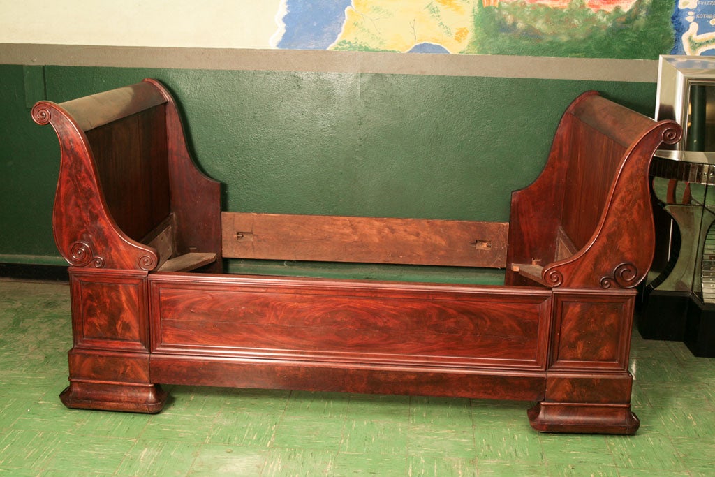French Louis Philippe Alcove Bed In Good Condition In Hudson, NY