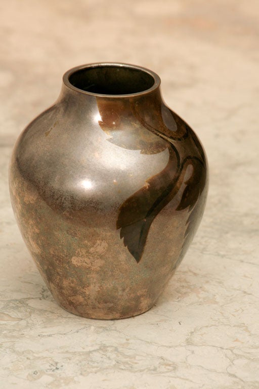 German Art Deco Vase by WMF Ikora 3