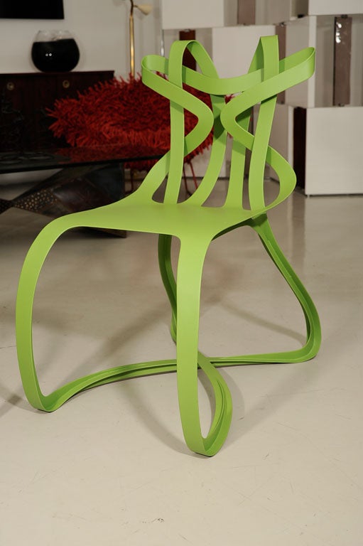 A chair that has been inspired by the shapes of the mangrove forests. The twists and turns of this organically formed chair are meant to encourage people to gather together and meet. Available exclusively at coolhouse by special order.