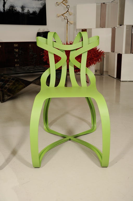 Powder-Coated Mangrove Chair by Eiji Shibata For Sale