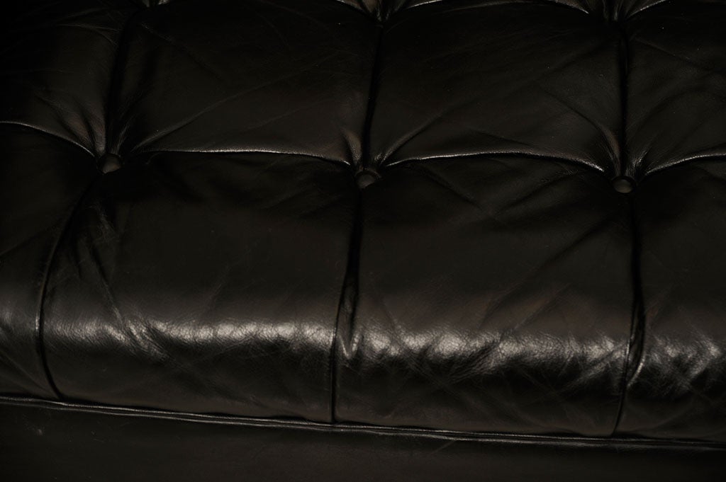 Edward Wormley Black Leather 