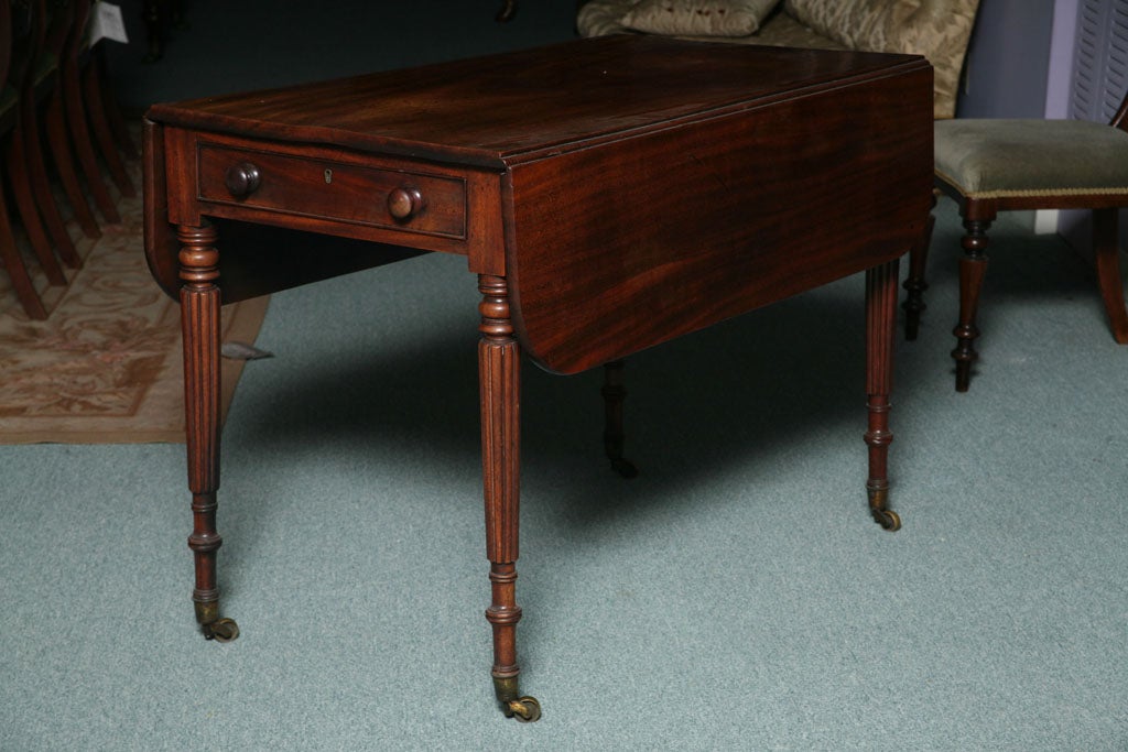 An Antique English Pembroke Table in Mahogany