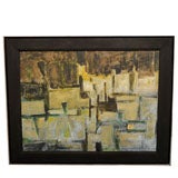 Abstract Cityscape Painting (Oil on Canvas) Abstract Cityscape Painting (Oil on Canvas)