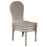 Painted Chaise Percée (Commode Chair) Circa 1900