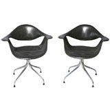 Pair of "Swag Leg" Chairs by George Nelson for Herman Miller