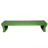 Long and Sleek Two-Tone Bench, Dorothy Draper style