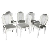 Vladimir Kagan set of Six Dining Chairs