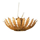 French starburst ceiling light