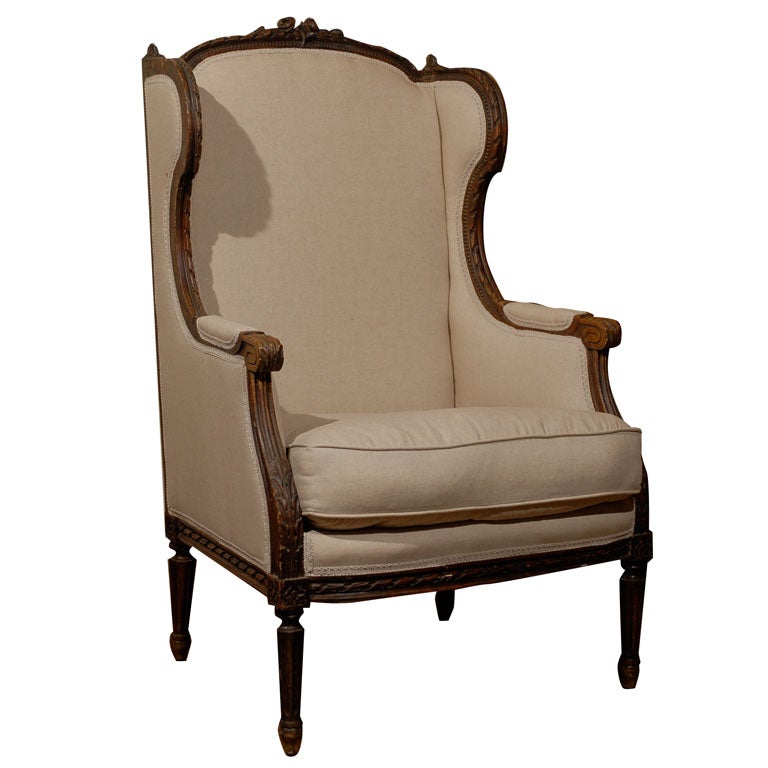 French Bergere Chair at 1stDibs