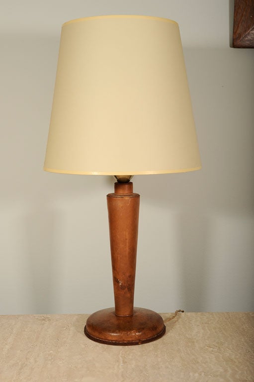 Jacques Adnet table lamp For Sale 1
