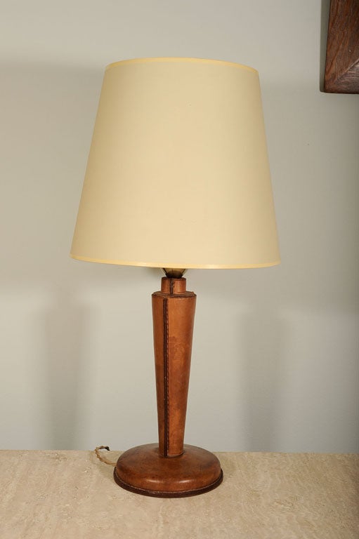 Jacques Adnet table lamp For Sale 2
