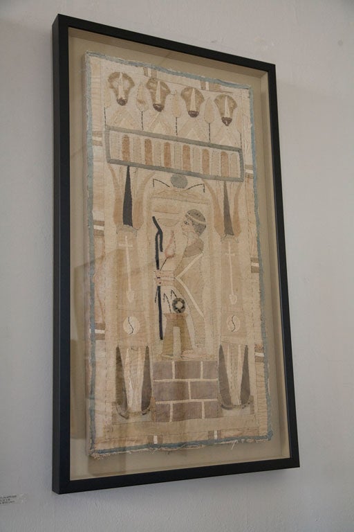 20th Century Antique Egyptian Applique Panels