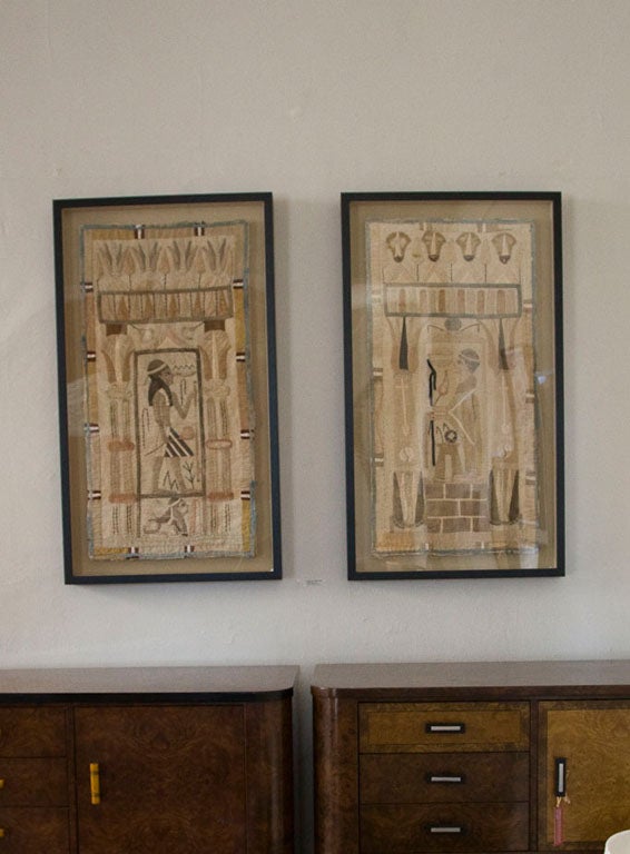 Antique Egyptian Applique Panels 3