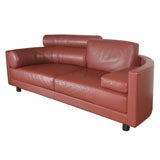 Pace Collection  Burgundy Sofa