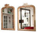 Two 19th Century French Mirrors Antique Two 19th Century French Mirrors