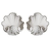 Pair of French Plaster Sconces