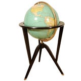 An Ed Wormley for Dunbar Rotating Globe Floor Lamp.