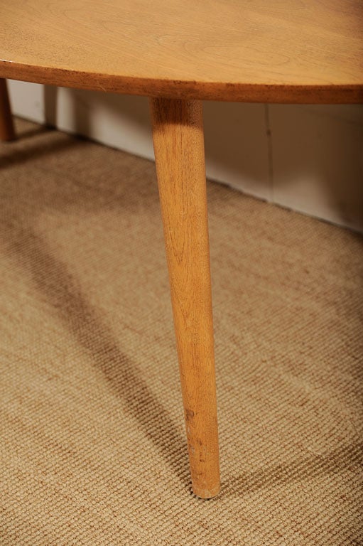 A Russel Wright "Modern Mates" Curved Lip Surfboard Coffee Table