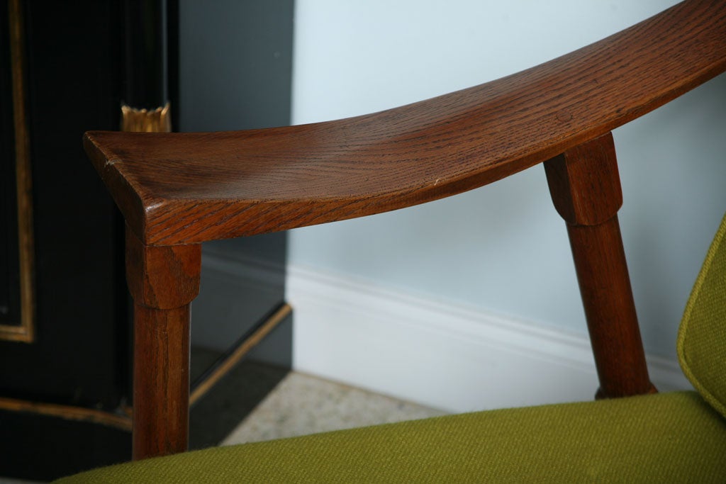 A Rare Pair of Chestnut Armchairs attributed to Pierre Legrain 4