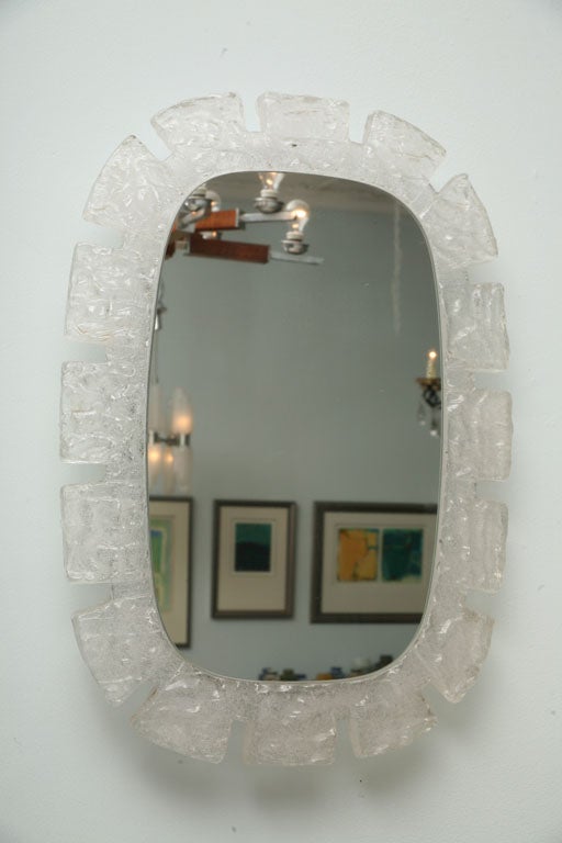 Mid-20th Century Italian Perspex Illuminated Mirror