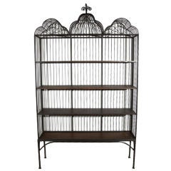 Vintage Metal Etagere Bookcase