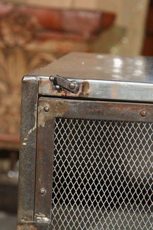 American Pair of Metal Industrial Stands