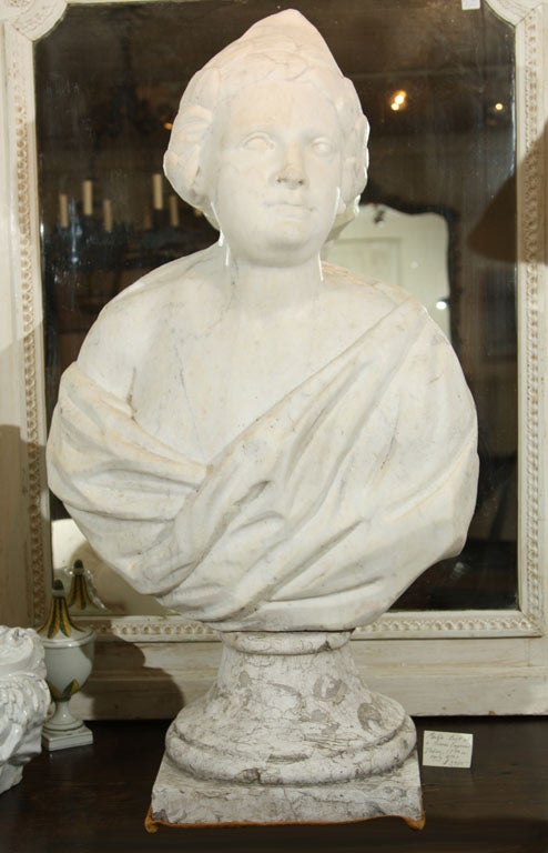 Italian Marble Bust of an Emperor