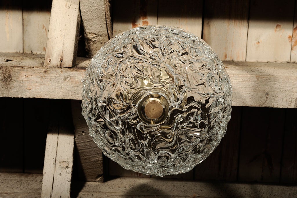 1960's Murano Glass Ceiling  Light Fixture