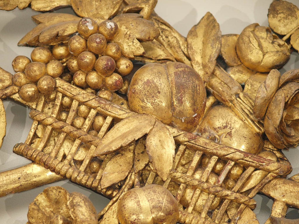 EXCEPTIONAL GILT WOOD CARVING For Sale at 1stDibs