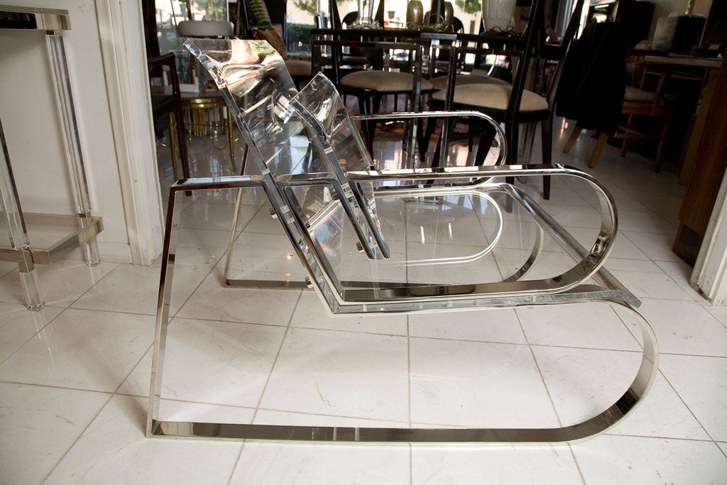 20th Century Charles Hollis Jones Double Crescent Lounge Armchair For Sale