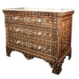 Mother of Pearl Inlay Commode