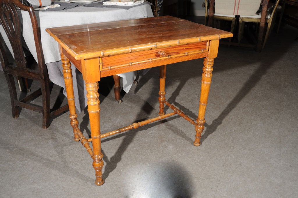 Faux Bamboo Writing Desk