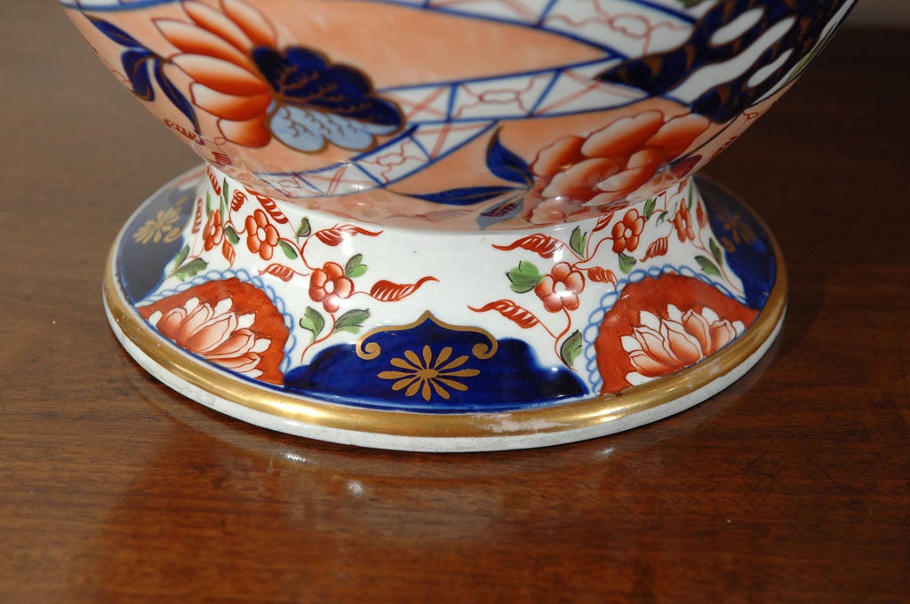 English Pair of Mason's Ironstone Potpourri Jars