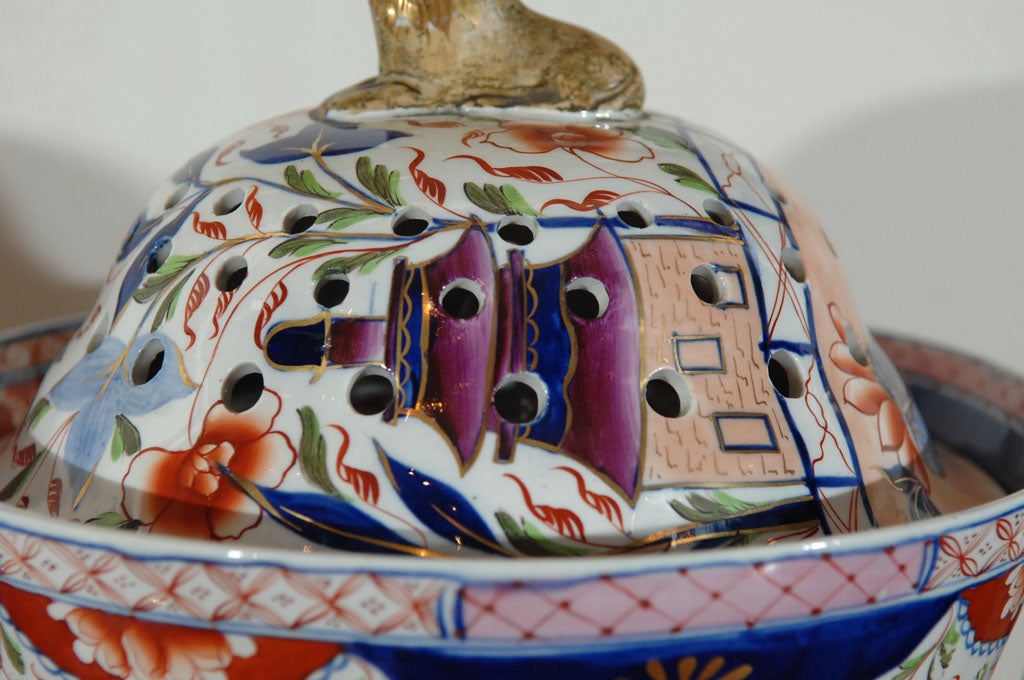 19th Century Pair of Mason's Ironstone Potpourri Jars