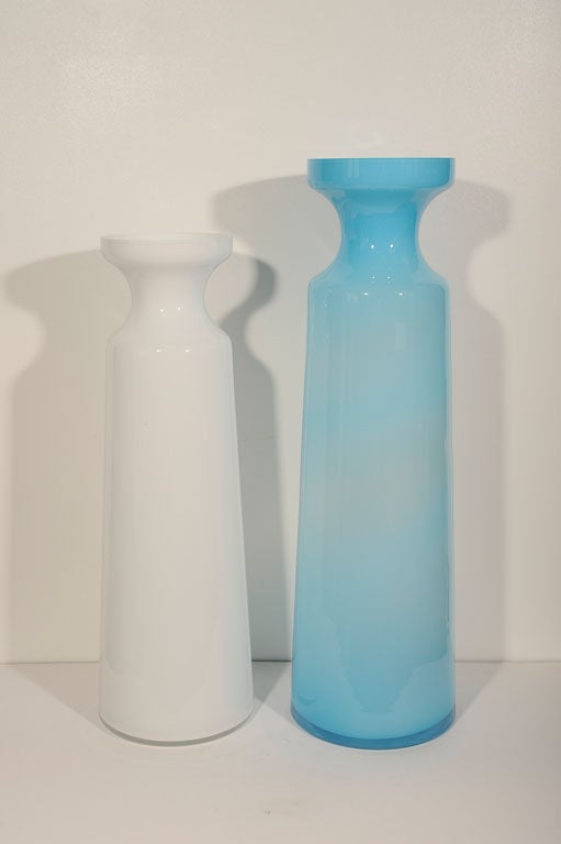 Swedish Art Glass Floor Vases