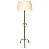 Vintage Heart-centered Iron Floor Lamp