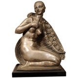 Art Deco Bronze Figure by Joe Descomps-Cormier