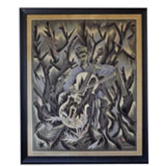 Unique Elie Grekoff Aubusson Tapestry 1
