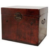 High Leather Trunk