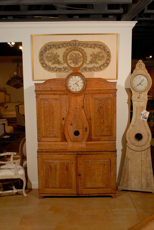 Gustavian  Clockskap (Clock Cupboard) from Sweden