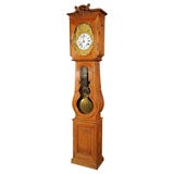 Antique French Oak Tall Case Clock